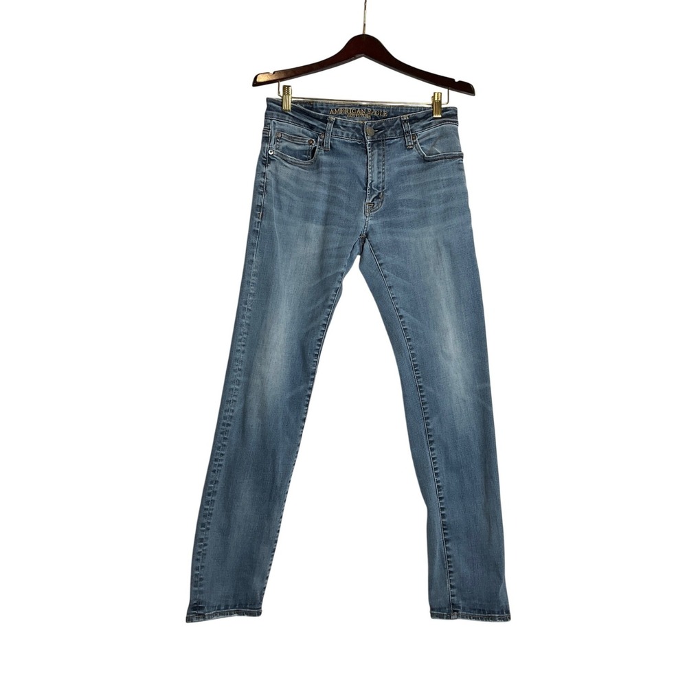 American Eagle Extreme Flex Slim Straight Stretch Light Distress 30x32